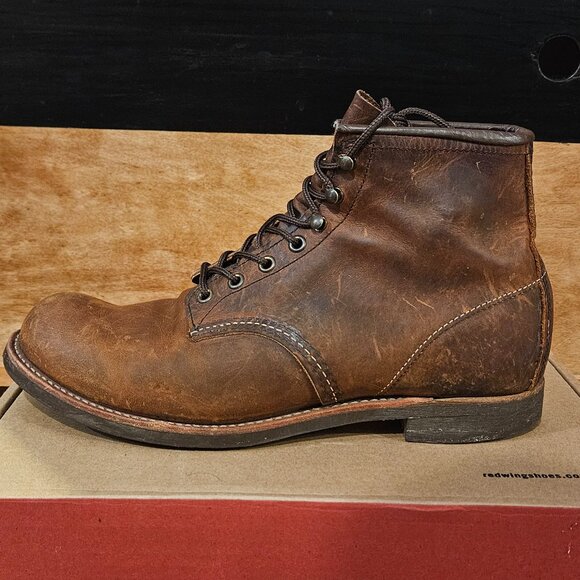 Red Wing Blacksmith Boots (Men's 10D) (Copper Rough and Tough) - Picture 3 of 9